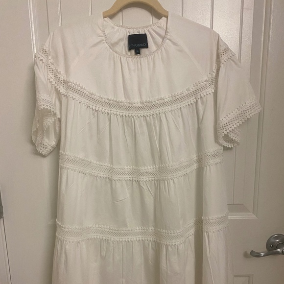 CYNTHIA ROWLEY Crew Neck Mini Dress  (Size: M) - Picture 3 of 4